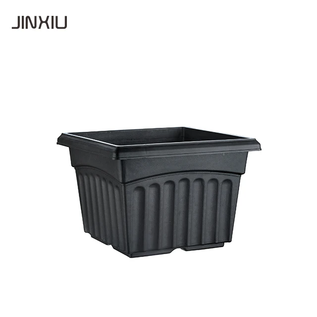 
cheap price plastic square clay flower pots 