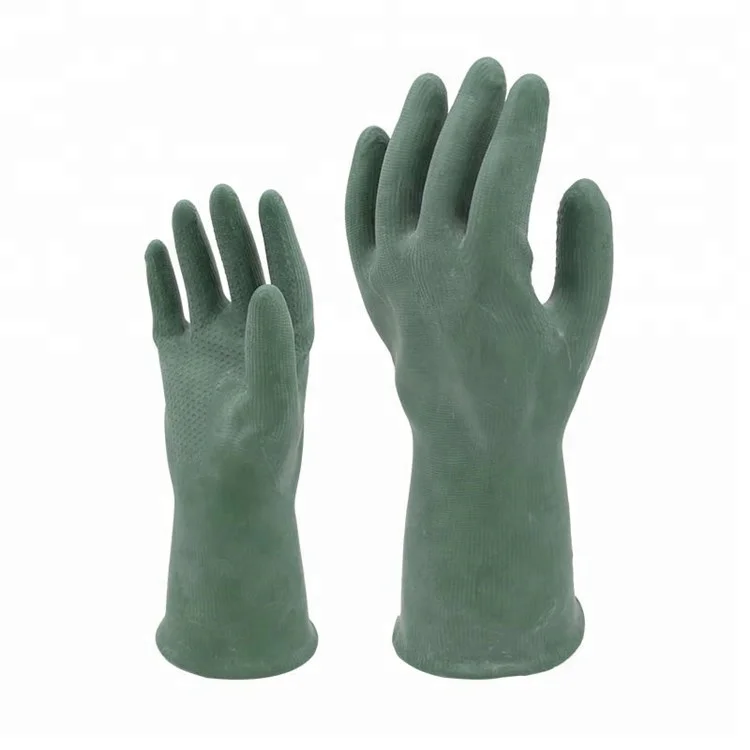 
Mechanical work gloves butyl nylon glove acid and alkali resistant industrial safety work gloves 