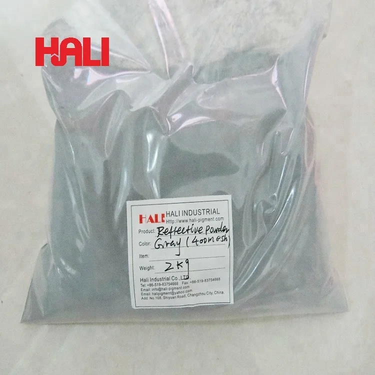 From HaLi latest hot selling ultra glass beads effect powder safety products high index standard type 3 reflective glass beads