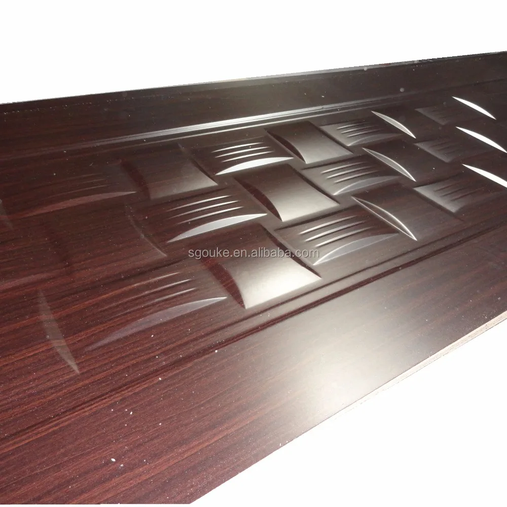 new design decorative sapele pvc/melamine mdf/hdf molded door skin/mdf melamine door skin600mm,700mm, 800mm,900mm-2150mm*2mm-5mm