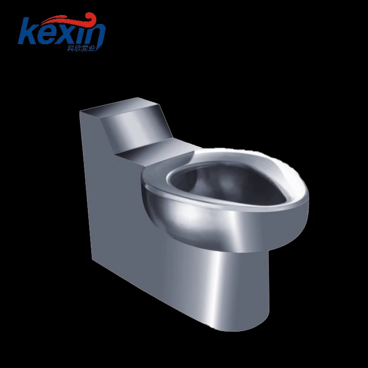 Factory Special Design Bathroom New Product Water Saving Wall Hung Stainless Steel Prison Toilet Bowl