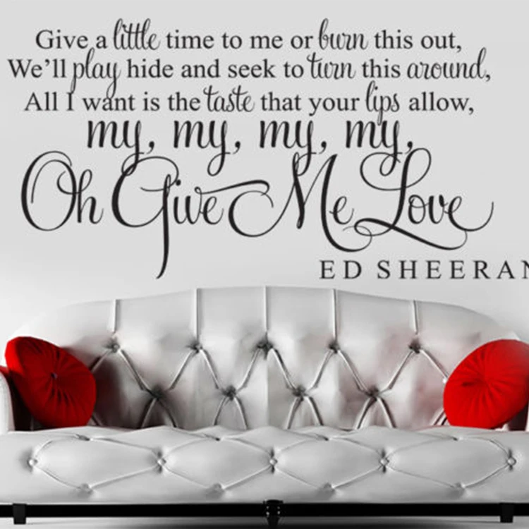 Kitchen Wall Stickers Home Decor, Dining & Cooking Quote Decal Heart Removable Vinyl Art Decoration