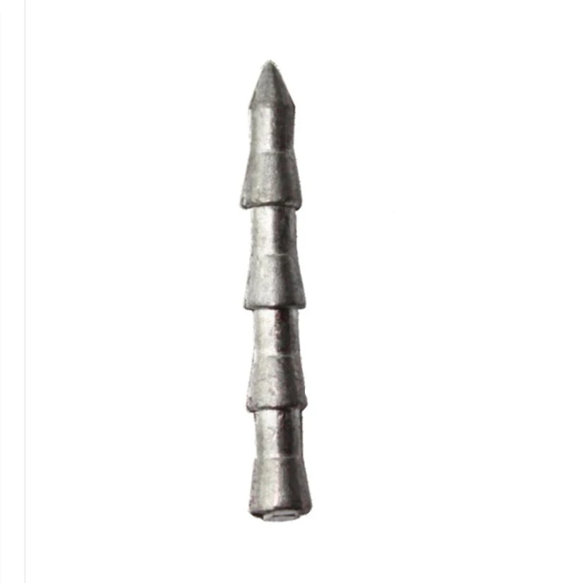 wholesale low price tungsten fishing weights tungsten pagoda nail sinker