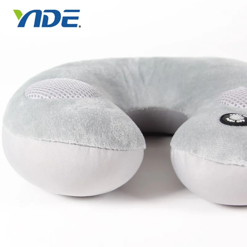 vibrating shiatsu massage pillow u shape massage music neck pillow with speakers