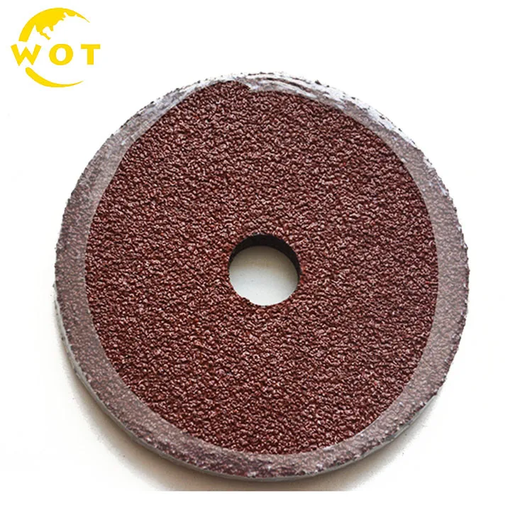 
China Manufacture Germany Grinding Abrasive Fused Aluminum Oxide Fiber Disc For Polishing Metal 
