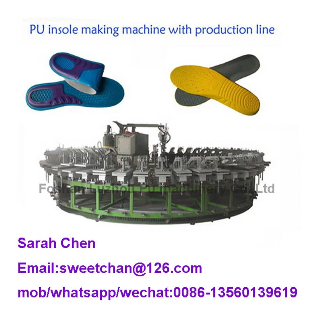 Fully automatic Insoles Foam Injection Machine Snow boots and winter shoes PU Pouring machine Polyurethane