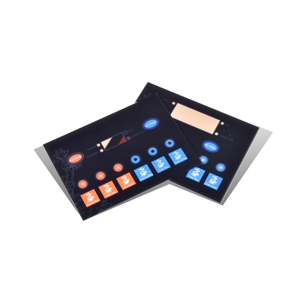 Пользовательские шелкография объектив акриловая панель управления