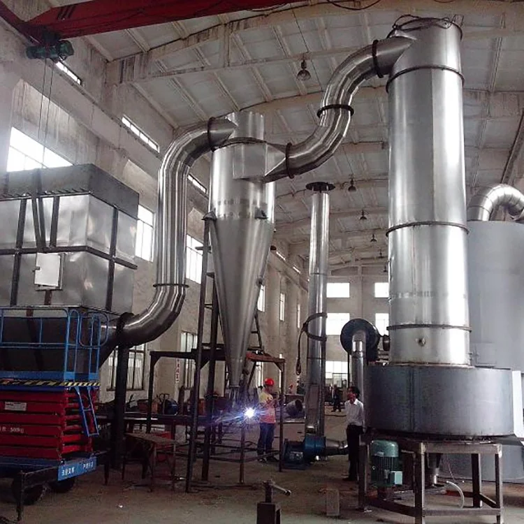 inorganic salt spin flash dryer for zinc stearate/calcium carbonate