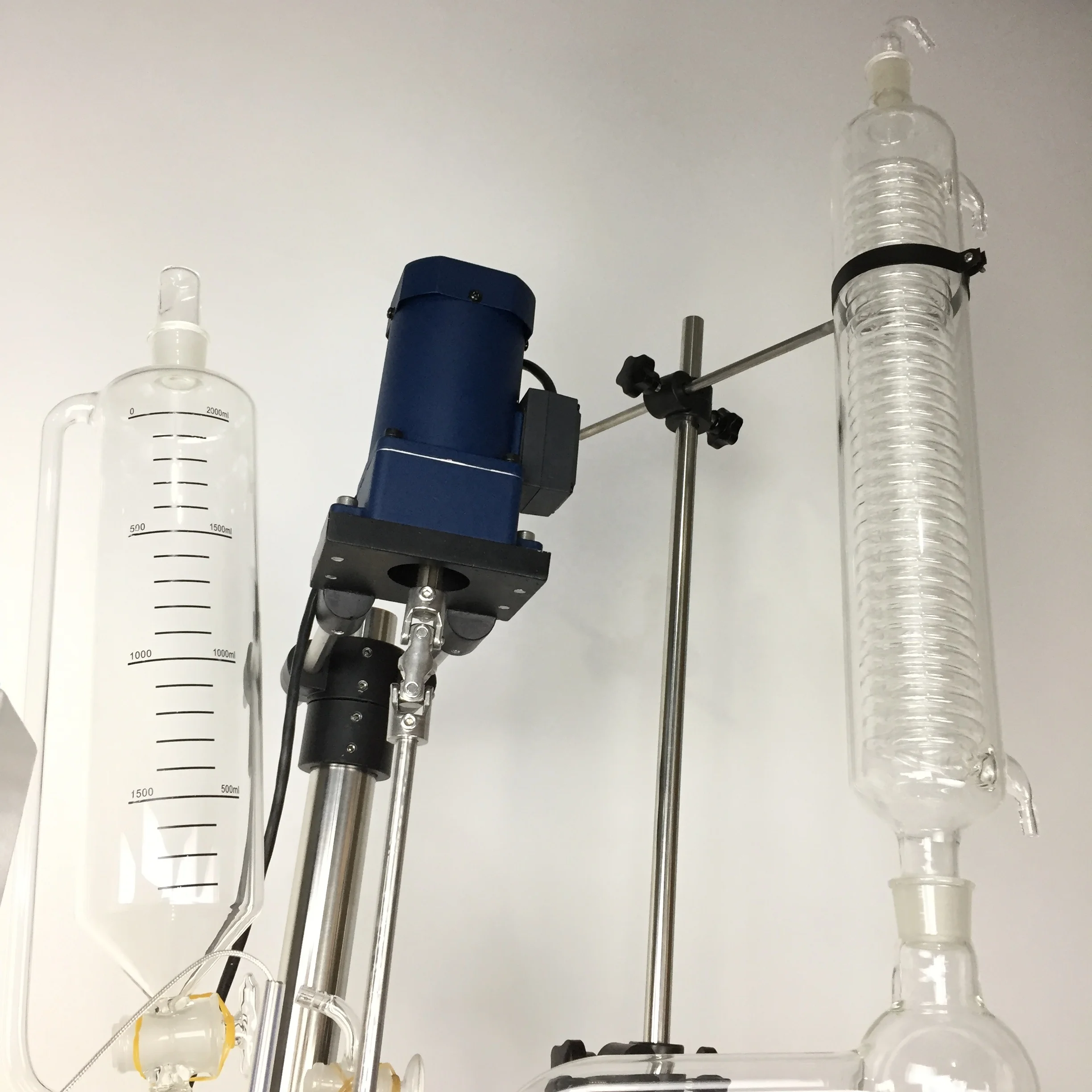 10L 20L 30L 50L Double Layer Jacketed Glass Chemical Reactor with Stainless Steel Reactor Vessel