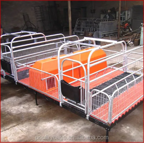 Оптовая продажа, оцинкованный ящик для свиных фермерских принадлежностей