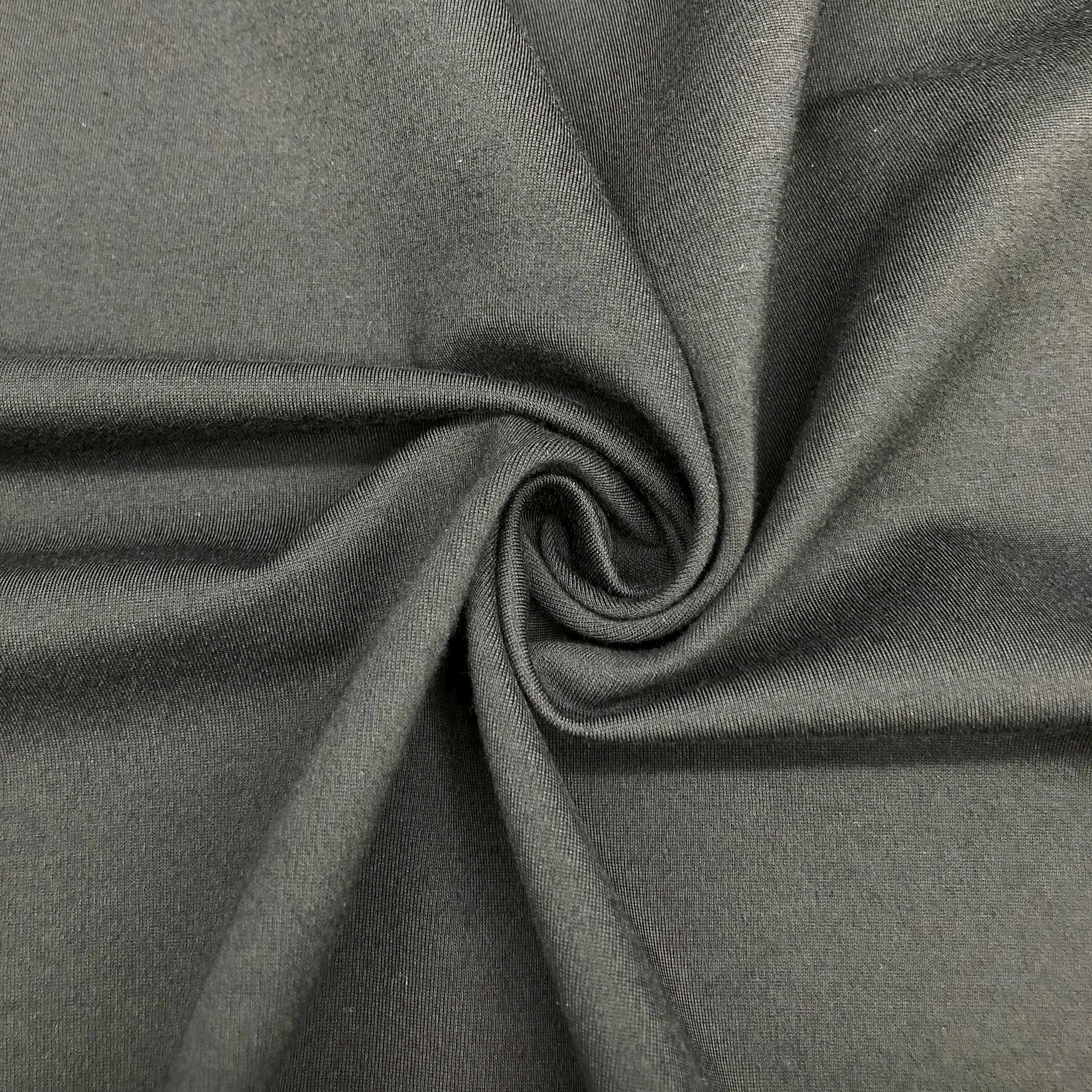 Best prices 66%Rayon 30%Nylon 6%Spandex 360 gsm soft hand feeling  knitted ponte de roma knits for pants Leisure Wear fabrics