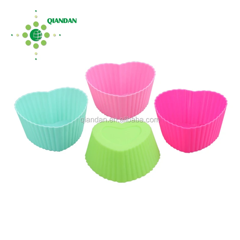 Сердце силиконовые формы кекс торт лайнера торт силиконовые формы