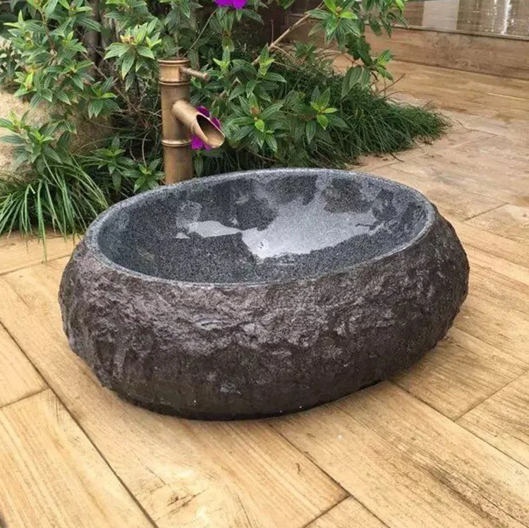 Natural Granite Stone Sinks Bathroom & Kitchen