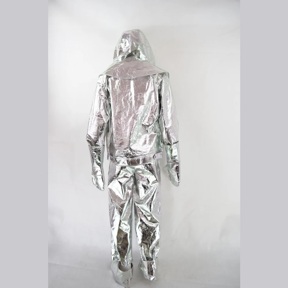 500 degree fireman suit Heat Resistance aluminum foil professional fire  suit