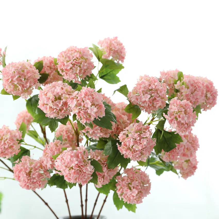 Wholesale real touch artificial hydrangea for home decoration
