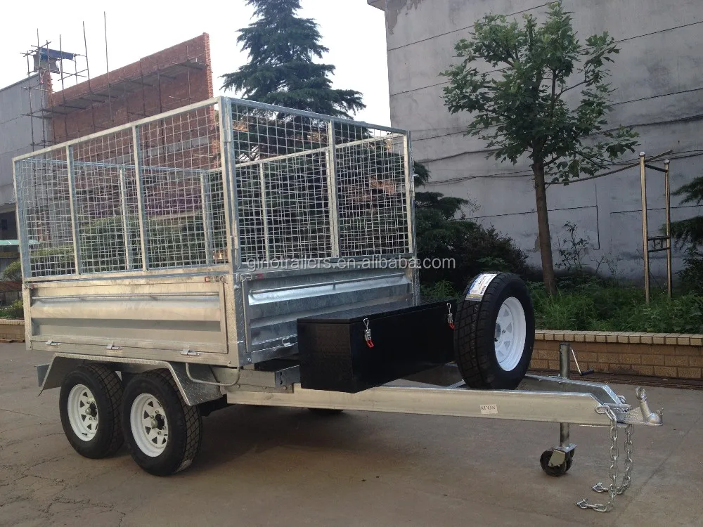 
heavy duty dia 50mm coupling hydraulic low bed trailer 