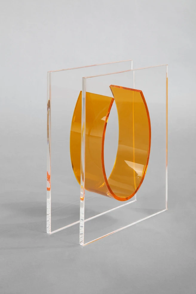 Прозрачная Элегантная акриловая декоративная ваза