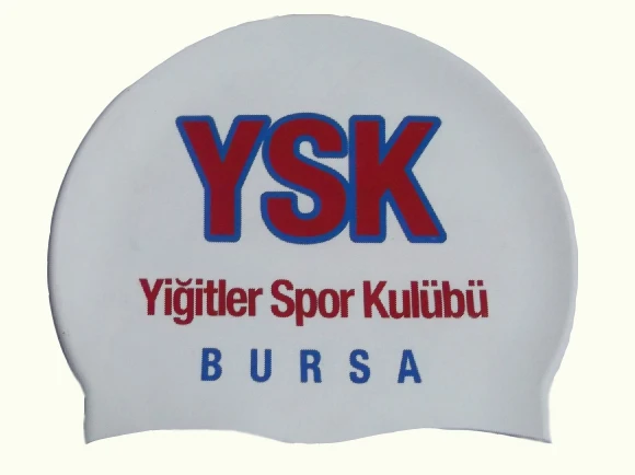 
Silicone Swim Cap With Flag Custom Logo 