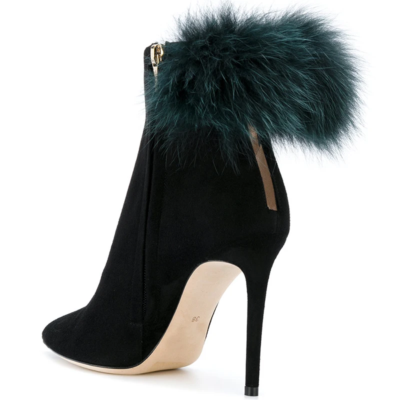 elegant girls ladies grazioso women short fur boots