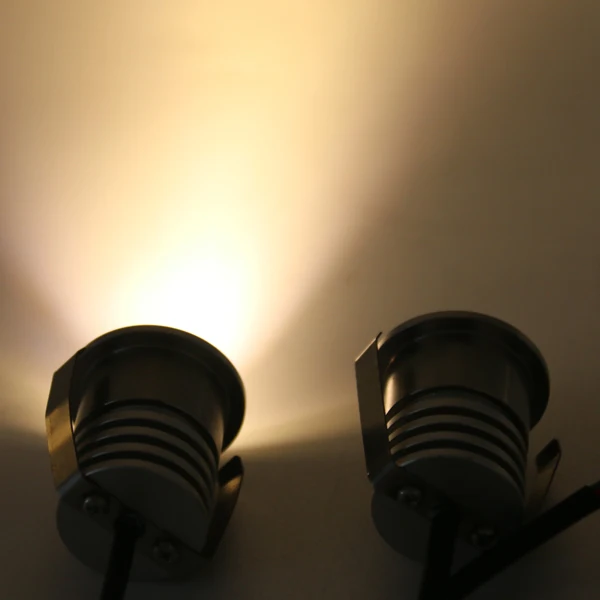 3W White Ceiling Dimmable IP67 Recessed Downlight Mini Bulls Eye Spot Stair Step Lamp LED Interior Boat Courtesy Light