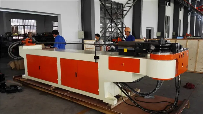 New design DW75NC stair handrail pipe tube bending machine