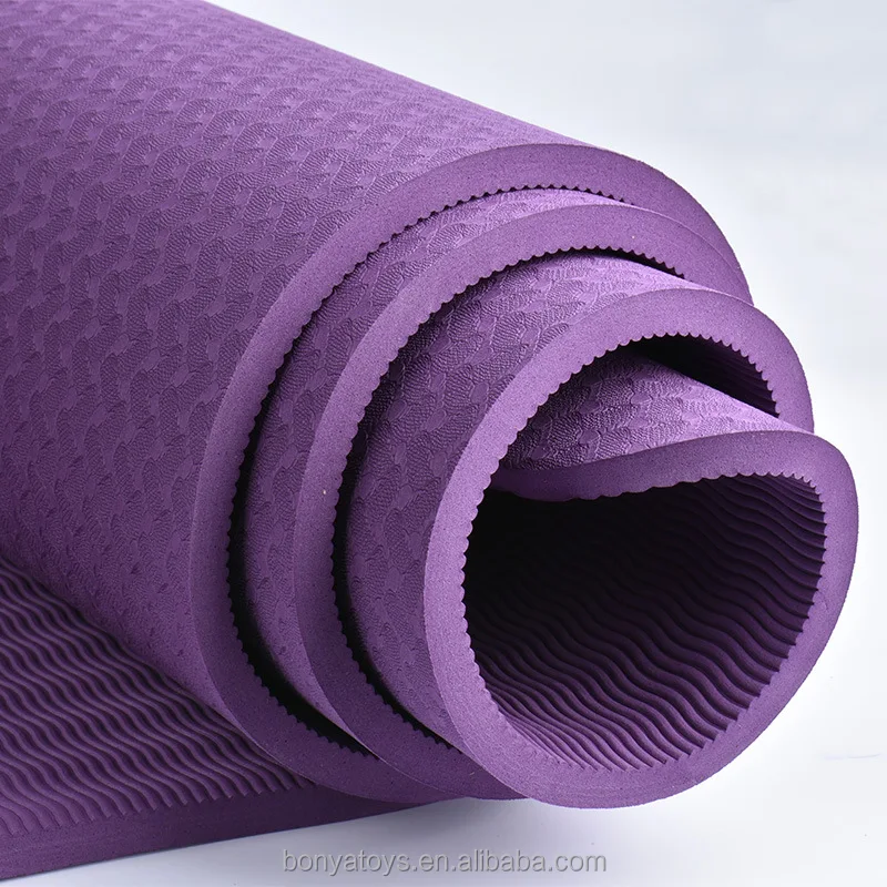 
high quality customized stock TPE eco yoga mat for sale 