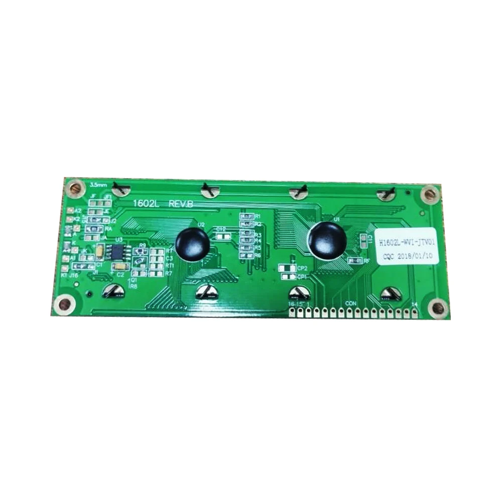 Best quality OEM black background large 1602 module  lcd character display