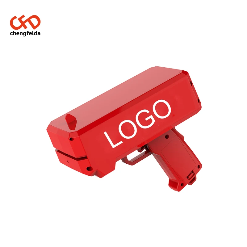 
Red Super Money Gun Money Rain Drop Gun, Paper Playing Money Gun 