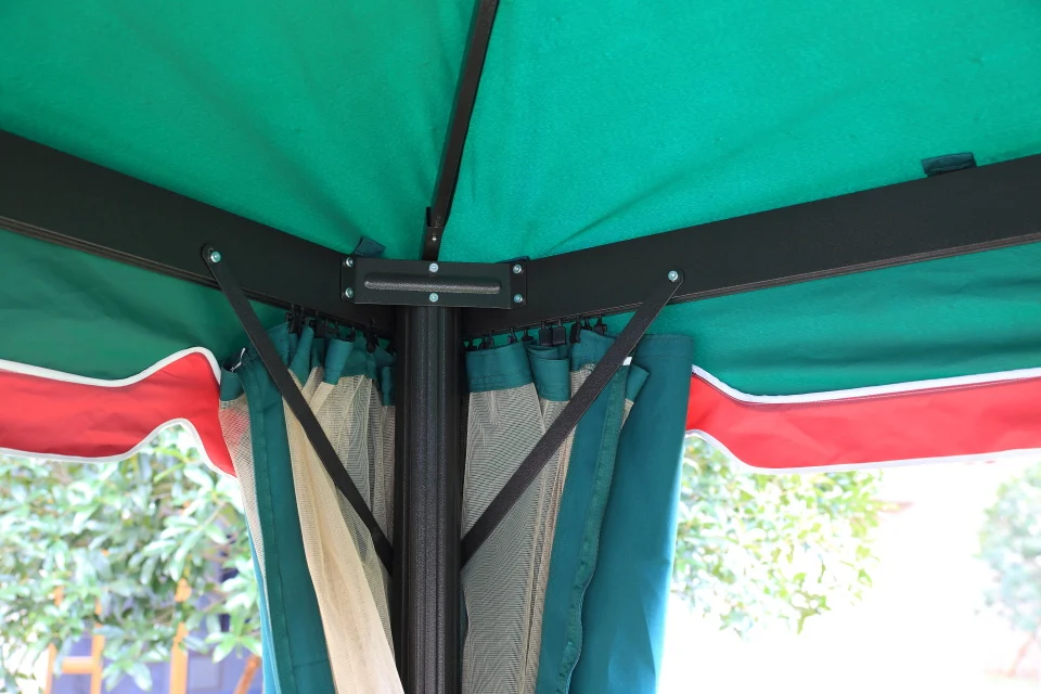 Chinese cheap price steel gazebo 3x4 gazebo tent
