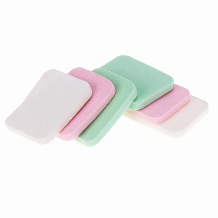 Beauty Customized Latex free makeup puffs square cosmetic sponge pad