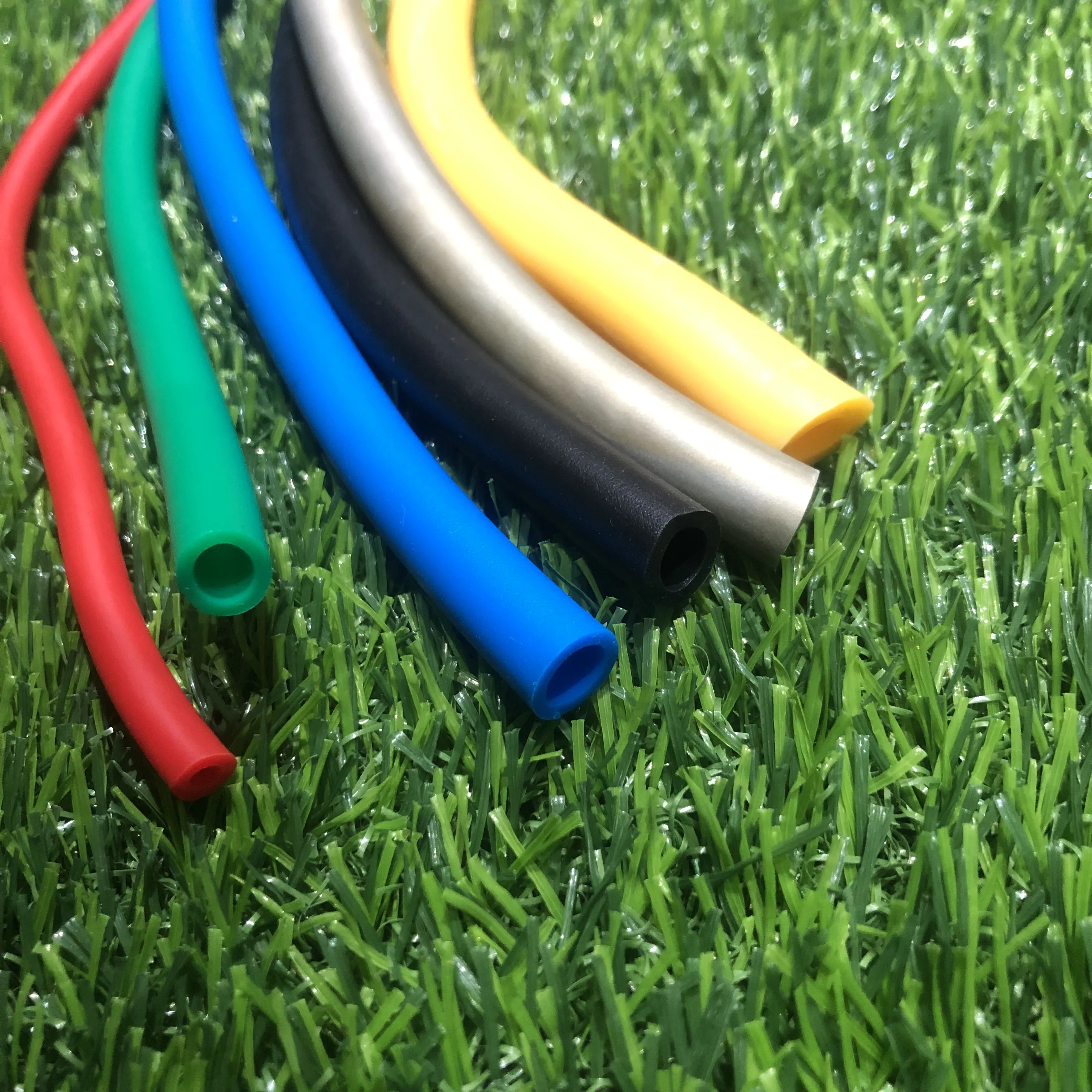 Manufactures wholesale 100% latex rubber free Resistance Exercise Bands tube set without Handles