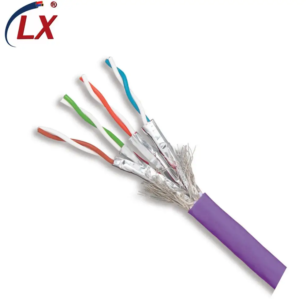 high frequency 23AWG Shielded Twisted Pair Cat7  Cat 7 FTP SFTP  network cable Ian cable