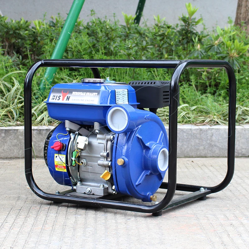 BISON(CHINA) New Popular Type BS30I Mini 3 Inch Portable Farming Irrigation High Pressure Gasoline Water Pump WP30