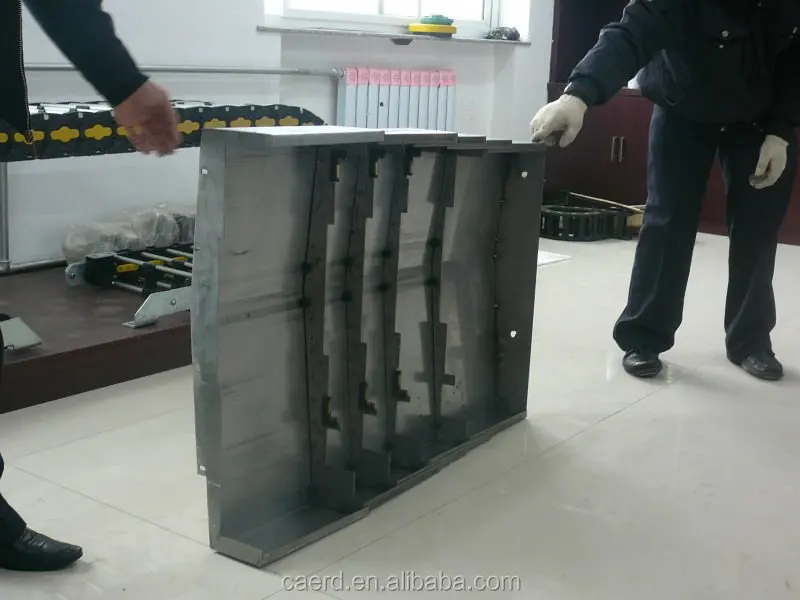 Стальная пластина направляющая щит телескопическая стальная крышка bellow