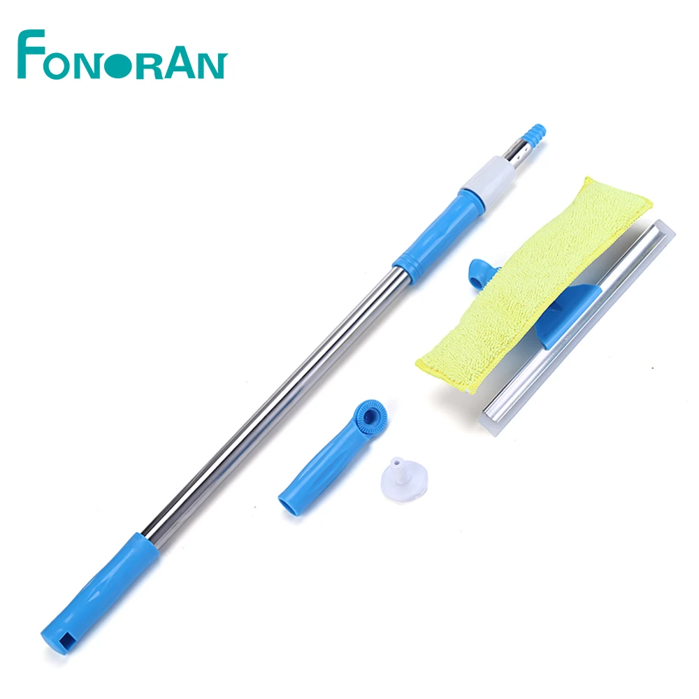 Дешевые выдвижная силиконовый оконный скребок с удлинителем мойщик окон телескопической трубкой