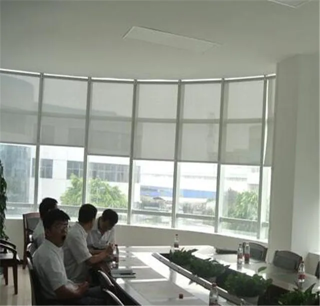 Pvc woven pleated sunscreen fabric for blinds