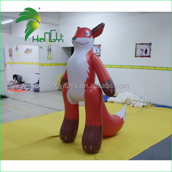 Hongyi Inflatable Fox Cartoon Type , Inflatable Vixen Toy For Sale