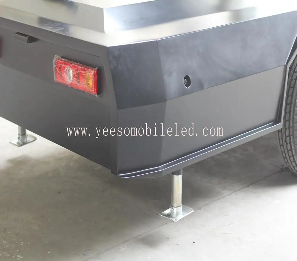 YEESO outdoor P6 Mobile advertising led Trailers, mobile billboards,advertising trailer-T5