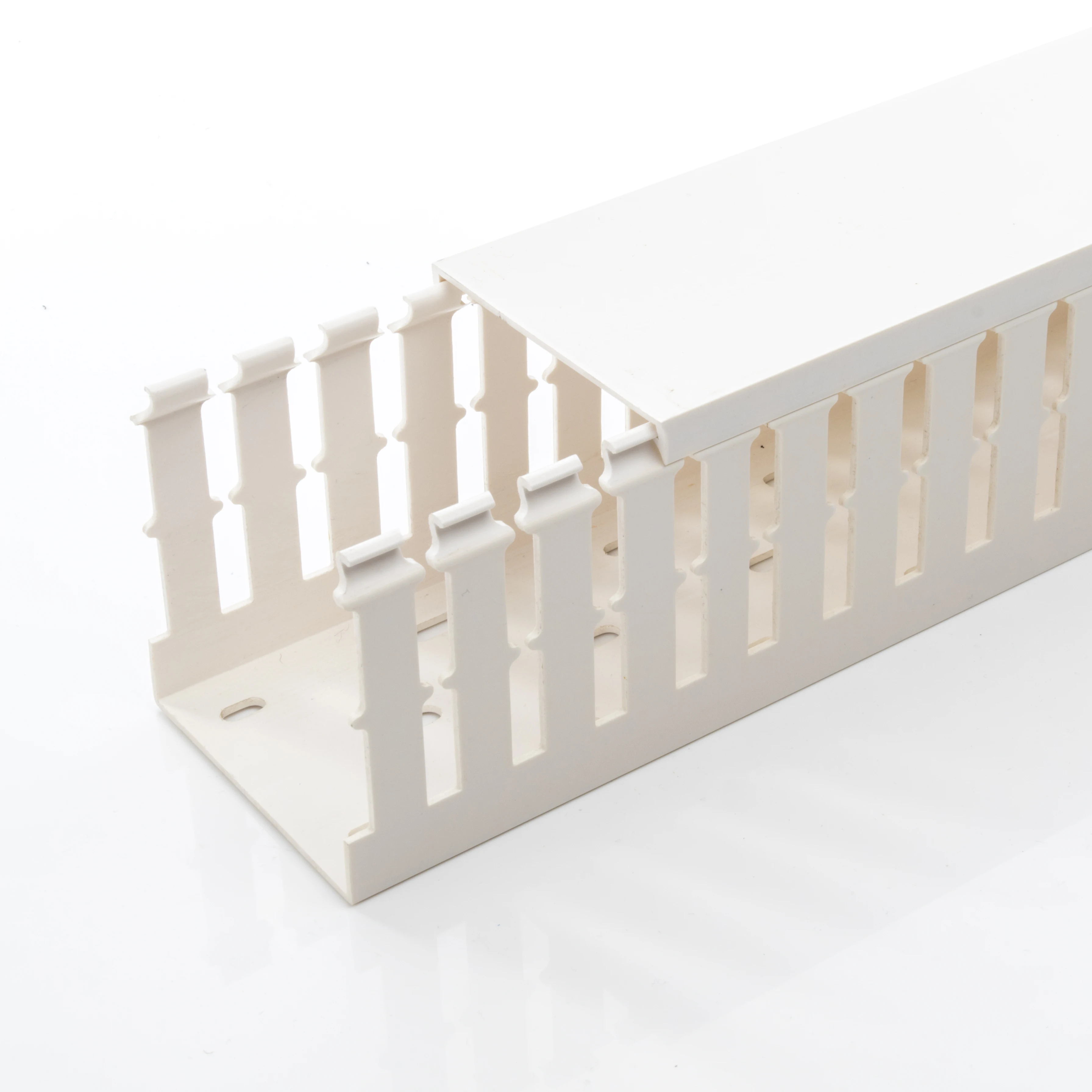 
EASCO RoHS Cable Running Open Slot PVC Wire Ducts PVC Slotted Trunking Blue 