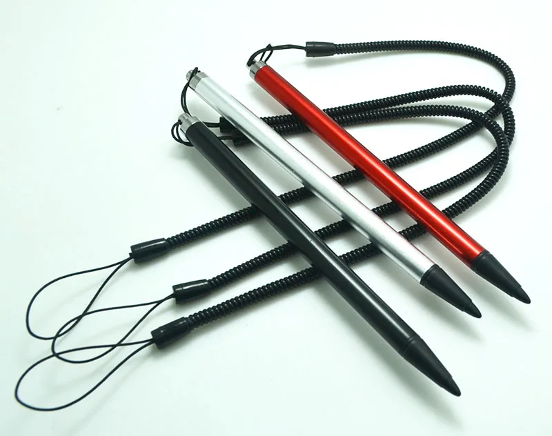 Резистивная ручка с твердым наконечником, совместимая со всеми устройствами с резистивным сенсорным экраном, сенсорный экран, ручка для рисования, резистивный стилус с Sprin