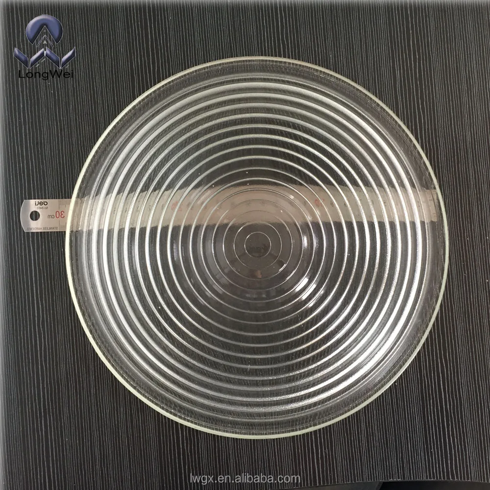 high quality diameter 300mm borosilicate glass Lighting Optical Fresnel lens