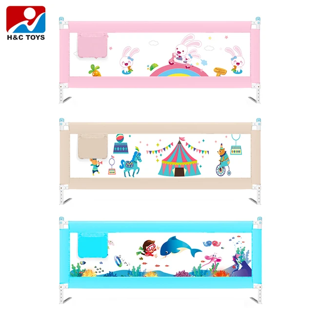 
Cartoon design bedroom baby fence safety anti-falling bed guardrail HC447431 