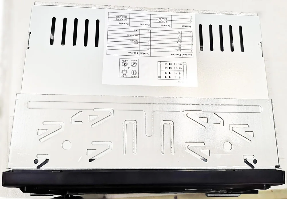 cheap car stereo / one din car music player mp3 FM USB SD MMC card player fix panel blue led