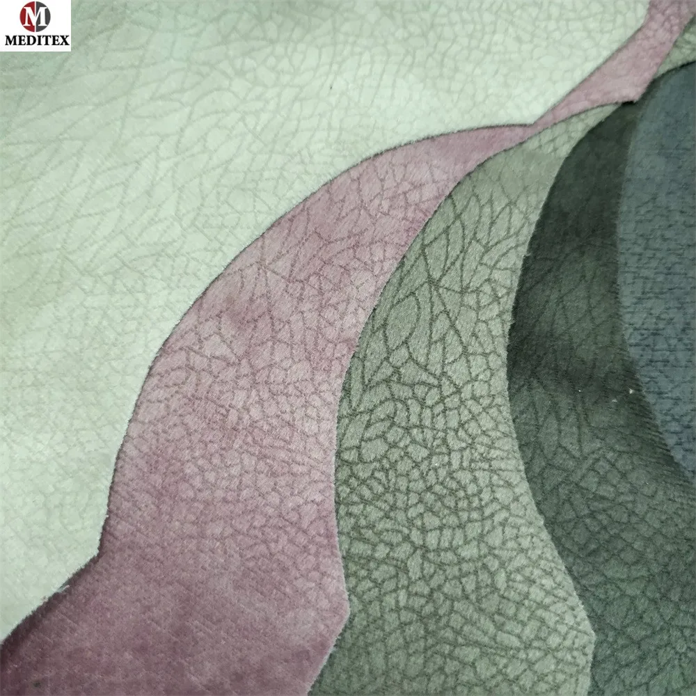 Новый дизайн полиэстер бархат велюр для диванов