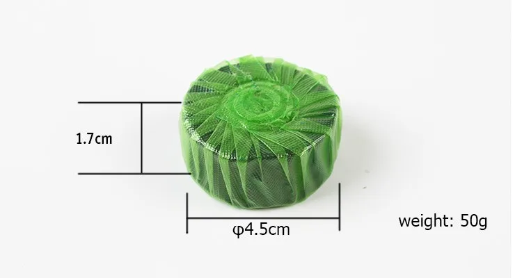 Antibacterial Blue Automatic Bleach Toilet Bowl Bathroom Cleaner Tablets, Drop in Tank