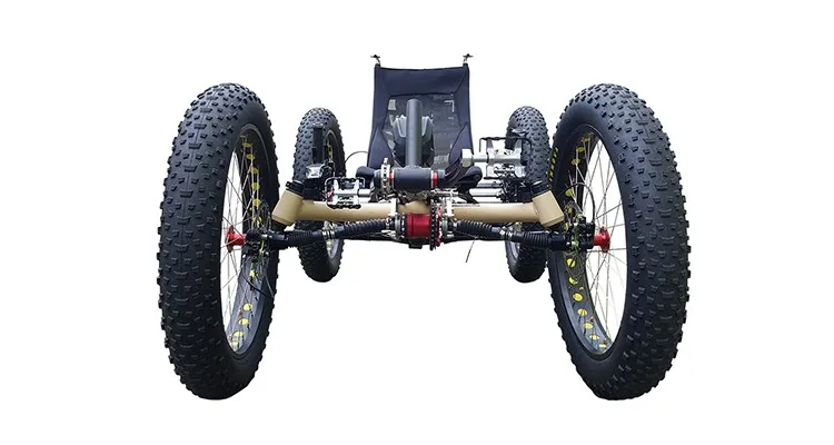 Free shipping China Manufacture Fat tire Off Road Electric Recumbent Quadricycle