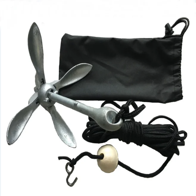 Горячая Распродажа, надувная лодка, якорь для маленькой лодки, Каяка, яхты, якорь с кабелем