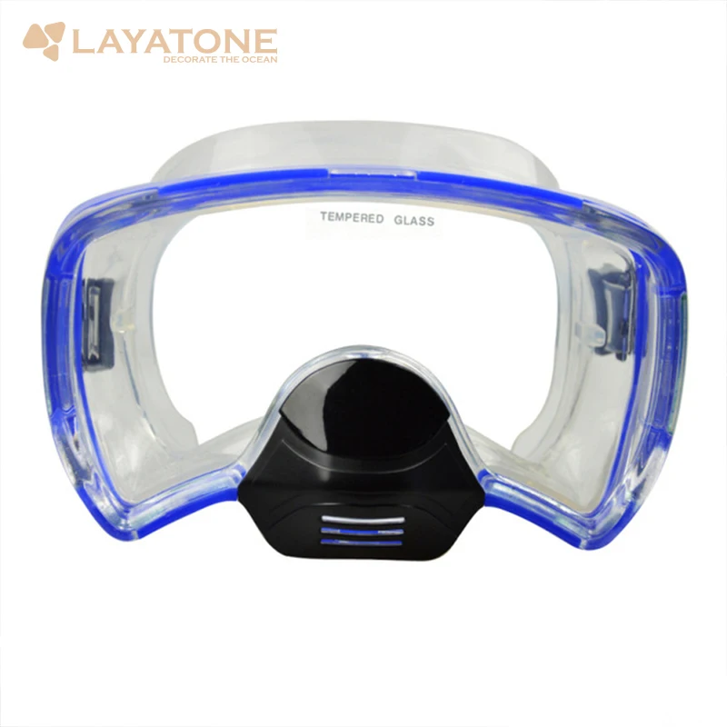 
Layatone Snorkel Mask Diving Surfing Snorkeling Mask Swimming Goggles Spearfishing Transparent Free Diving Mask 
