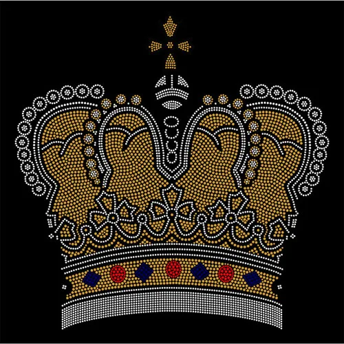 I am a daughter of King Crown Hot Fix Motif Rhinestone