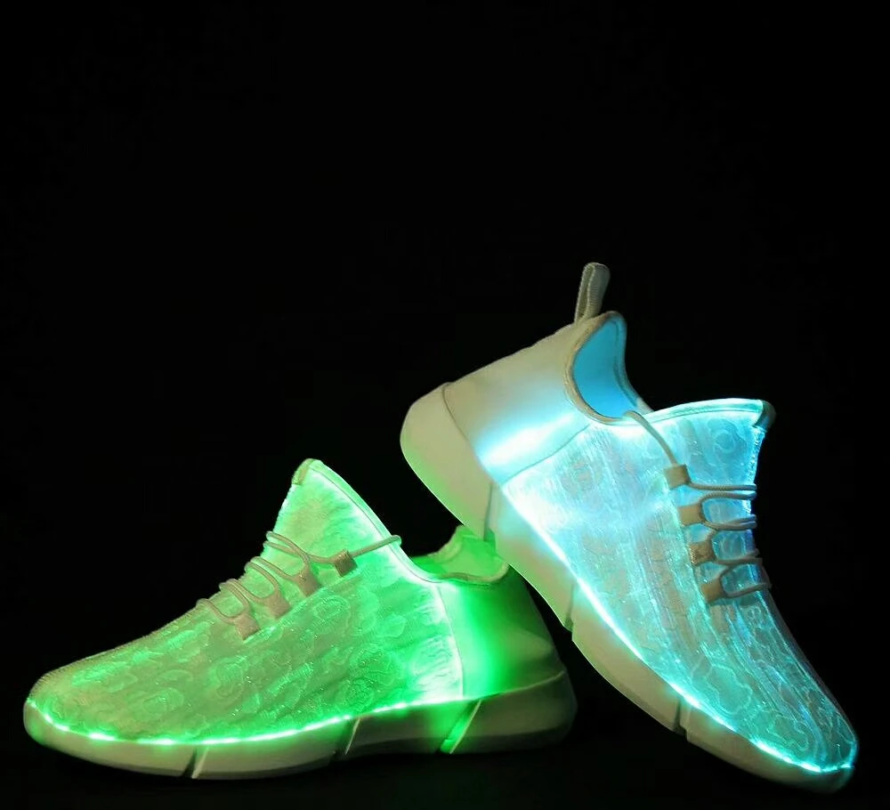 
2019 hot sell women sport shoes for dance with led light up 